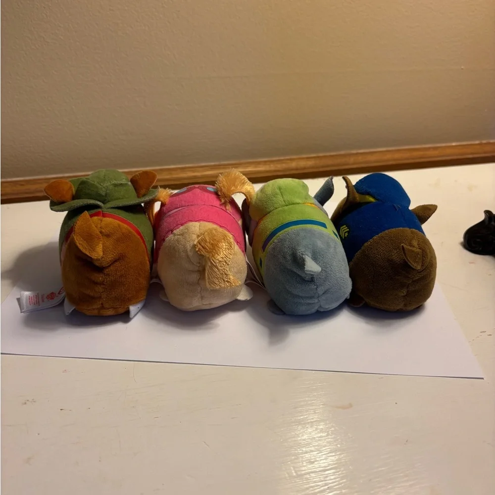 Paw Patrol Teeny Ty Plush Chase Tracker Skye & Rocky